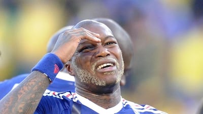 Djibril Cisse earned 41 caps for France, scoring nine goals. Vincenzo Pinto / AFP