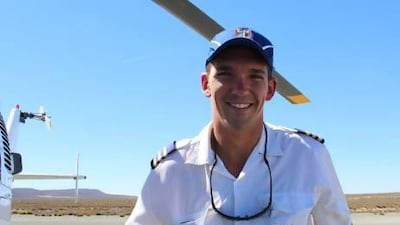 Stefan Fouche is a helicopter pilot and the chief flying instructor at Base4Aviation in Cape Town, South Africa. Sananda Sahoo / The National
