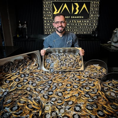 Iraqi chef and YouTuber Shaheen Khalil at his restaurant Yaba in Jumeirah. Instagram / Chef Shaheen