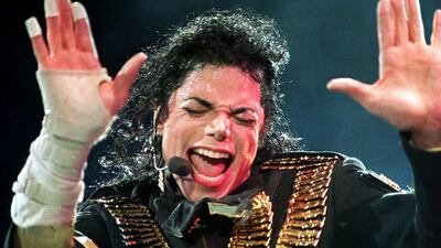 Michael Jackson, pictured in 1993, during his 'Dangerous World Tour' in Singapore. AFP