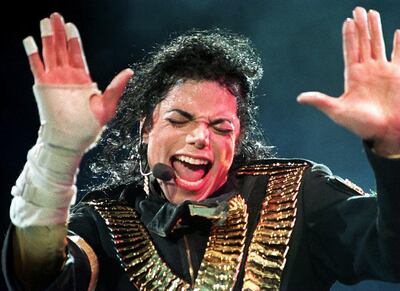 Michael Jackson, pictured in 1993, during his 'Dangerous World Tour' in Singapore. AFP
