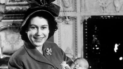 November 14, 1948: Princess Elizabeth gives birth to her eldest child Prince Charles. Getty