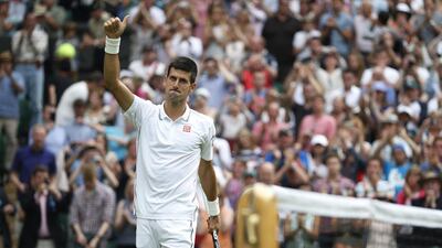 Novak Djokovic of Serbia is one of the team members for the UAE Royals, one of four teams in the International Premier Tennis League. Pavel Golovkin / AP photo