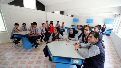 Tour of Apple International School, Science Room in Dubai. Chris Whiteoak / The National