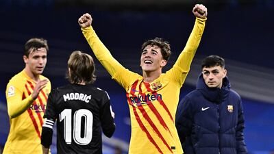 SUBS: Gavi (De Jong 70’) – 7. Neat and cool headed, which is what his boss Xavi demanded. Some nice skills. AFP