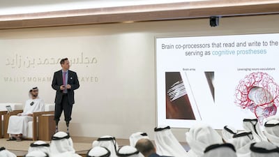 Herr, a professor at MIT, refused to view his body as "broken", reckoning that technology might be broken but a human being can never "break". This motivated him to develop technology for the elimination of his own disability, and ultimately, that of others. Mohamed Al Hammadi / Crown Prince Court - Abu Dhabi