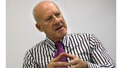 ABU DHABI.NOV.23rd. 2008. Sir Norman Foster at his company's offices in Hamdan Street, Abu Dhabi. Stephen Lock / The National . FOR HOUSE AND HOME. *** Local Caption *** SL-foster-007.jpgSL-foster-007.jpg