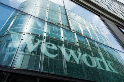WeWork operated offices in London. Bloomberg