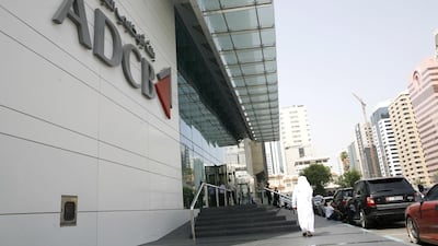 Shares of Abu Dhabi Commercial Bank rose 22 per cent last month. Asmaa Al Hameli / The National