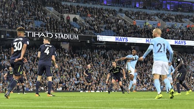 1. Manchester City 1-1 Everton, August 21 It is easy to forget both that Raheem Sterling did not start the season in the City side. The winger came on at half-time in the second game with City already reduced to 10 men by Kyle Walker’s controversial red card. City trailed for an hour before Sterling levelled. Without that, they would not have gone unbeaten until January. Anthony Devlin / AFP