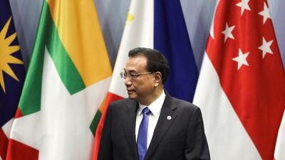 Chinese Premier Li Keqiang attends the Asean Plus Three Summit in Singapore on November 15, 2018. Reuters