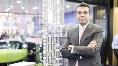 Ziad El Chaar, the managing director of Damac Properties, says the return on investment on their projects is between 7 per cent and 8 per cent. Reem Mohammed / The National