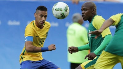 Brazil's opening game against South Africa proved a frustration one for Neymar and the host nation. Eraldo Peres / AP Photo