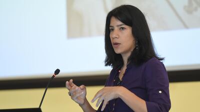 Maya Jasanoff's talk at the NYU Abu Dhabi Institute. NYU Abu Dhabi