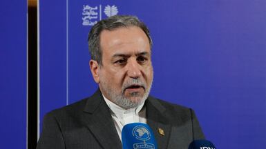 Iranian Foreign Minister Abbas Araghchi says Iran is waiting for French legal procedures to be concluded to swap prisoners. AP Photo