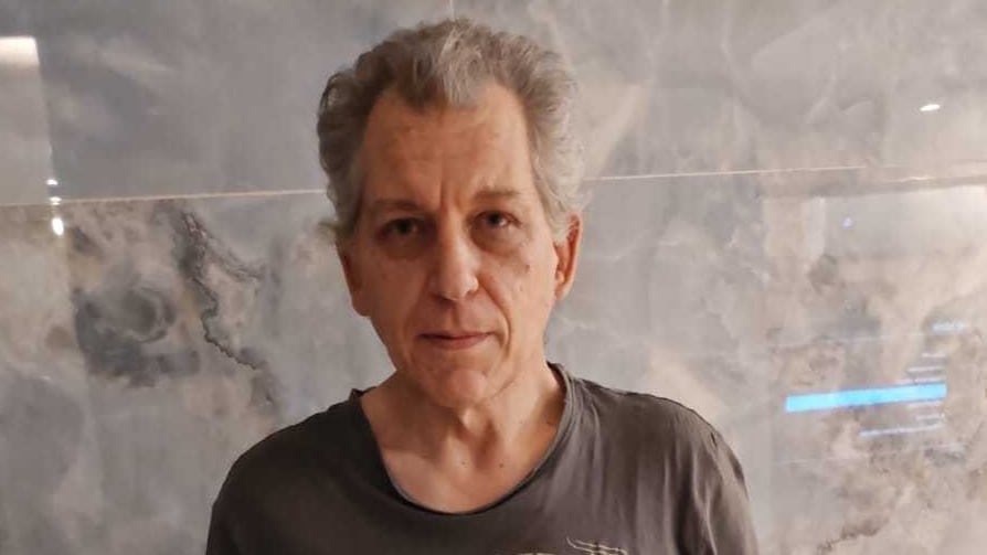 A photo of Robert Pether shared by his wife after his release from prison in June 2025. He was then barred from leaving Iraq for a year. Photo: Desree Pether