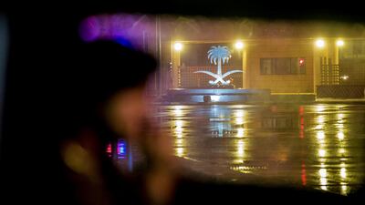 Rain in the Qassim region. Saudi Press Agency