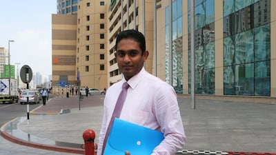 Indika H G, a sales and marketing executive from Sri Lanka, is finding it hard to cope financially. Ravindranath K / The National