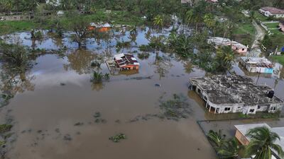Flooding in St Elizabeth parish. Reuters