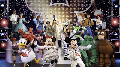 The cast of Disney Live! Mickey’s Music Festival. Heinz Kleutmeier / Feld Entertainment