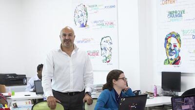 Dariush Soudi, who runs Be Unique Group, embraced entrepreneurship early on. Satish Kumar / The National