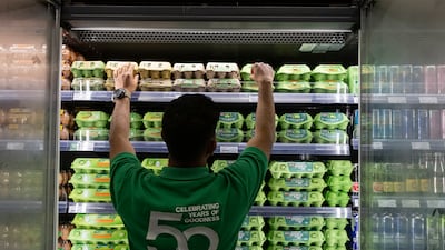 The UAE's supermarkets are confident they can keep shelves well-stocked. Antonie Robertson/The National
