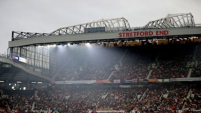 A packed Old Trafford watches the Euro 2022 match between England and Austria. Reuters