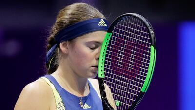 Jelena Ostapenko has lost in the first round in three of five tournaments played this year but is confident of a strong showing in Dubai. Dmitri Lovetsky / AP Photo