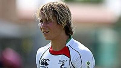 The Arabian Gulf winger touched down three tries in two defeats. Pawan Singh / The National