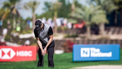 Martin Kaymer in action on the sixth hole. Victor Besa / The National