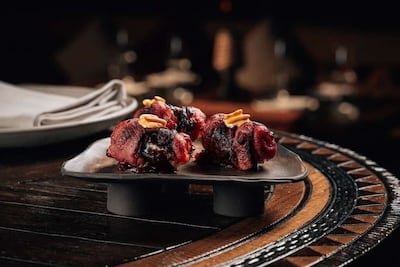 The grilled Medjool dates are a delicious blend of flavour and culture. Photo: Ina
