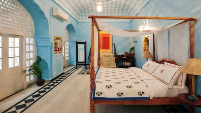 The Gudliya Suite, located in the City Palace of Jaipur, is opening its door to guests for the first time. Courtesy Airbnb