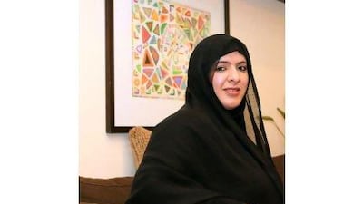 The artist and entrepreneur Azza Al Qubaisi.