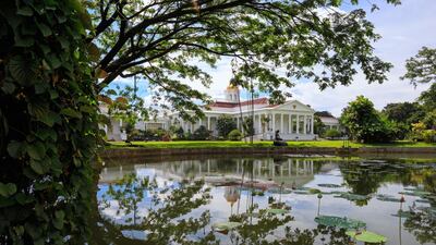 Indonesia's Bogor Palaces in West Java is situated amid a vast complex of botanical gardens. It was the official home of the Dutch Governor General from 1870 to 1942. Getty Images