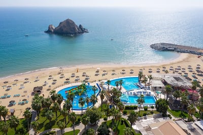 Sandy Beach Hotel & Resort is one of the oldest beach resorts in the UAE, having opened in 1978. Photo: Sandy Beach Hotel & Resort