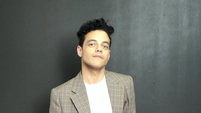 Rami Malek wears Calvin Klein at the Calvin Klein Collection fashion show at New York Stock Exchange on September 11, 2018. Getty Images