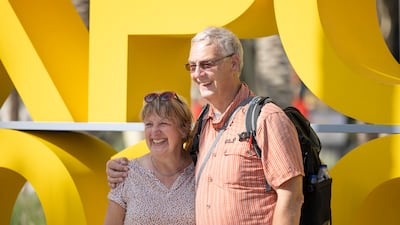 Under the senior citizen programme, visitors aged over 60, can book in advance for private access to the site with buggies available during the day and fast track entry to select pavilions. Photo: Expo 2020 Dubai