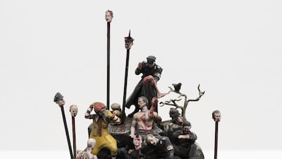 Jake and Dinos Chapman, My cat went to see hell and all I got was this lousy souvenir. Courtesy Sothebys