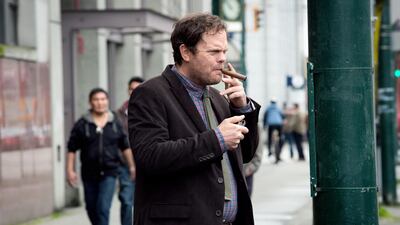 Rainn Wilson is executive producer and the lead star in Fox’s new series Backstrom. Sergei Bachlako / Fox