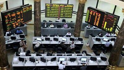 The benchmark EGX 30 Index briefly fell as much as 5.4 per cent, the biggest decline since March last year, before paring losses to close 4.1 per cent lower at 4,698.52. EPA