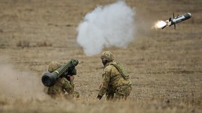 Australian Army soldiers fire a Javelin anti-tank missile during Exercise Chong Ju at the Puckapunyal Military Area in Seymour, Australia. Getty Images