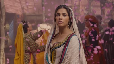 Naomi Scott plays Princess Jasmine in the live-action remake. Screen grab / Walt Disney Studios YouTube