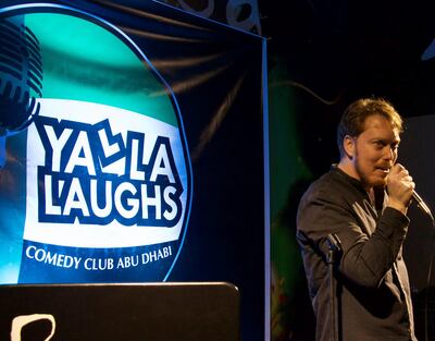 Enjoy a night of stand-up comedy with the Yalla Laughs gang, including Erik Thornquist (pictured). Yalla Laughs