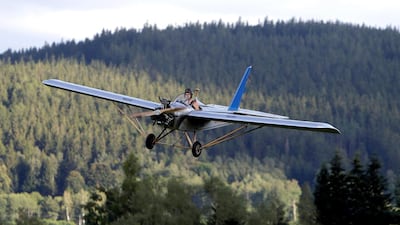 Mr Hadrava says the flight to work in Vampira takes about 7 minutes. David W Cerny / Reuters