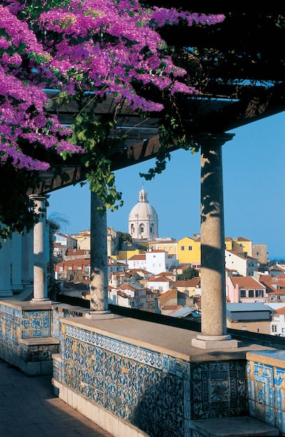 A view of Miradouro de Santa Luzia, Alfama district, Lisbon. Courtesy Four Seasons Hotel Ritz Lisbon