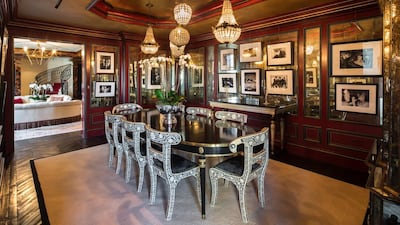 The four-bedroom house also has also includes a formal dining room, eat-in kitchen and library. Photo by Evan Joseph