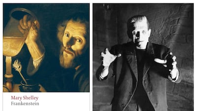 In Mary Shelley's classic novel 'Frankenstein', Frankenstein's monster refers to himself as his creator's 'Adam', a reference to the Garden of Eden. Photo: Oxford University Press; Universal Studios
