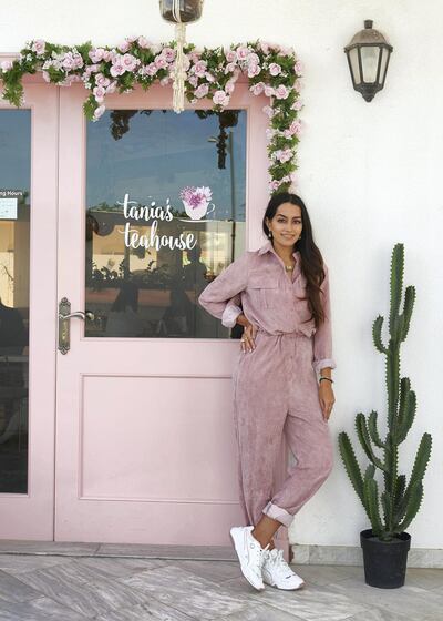 Tania Lodi, founder and owner of Tania's Teahouse cafe in Dubai