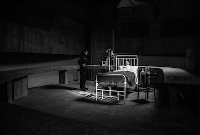 Larissa Sansour’s latest film, ‘In Vitro’, is rooted in science fiction and follows ‘Nation Estate’. Courtesy of the artist and Lawrie Shabibi