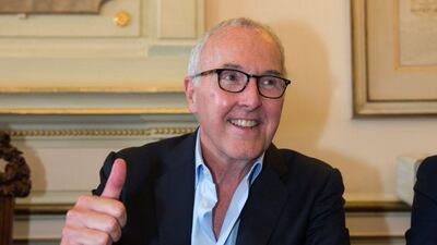 Frank McCourt's Project Liberty would use blockchain to construct a new internet infrastructure called the Decentralised Social Networking Protocol. AFP